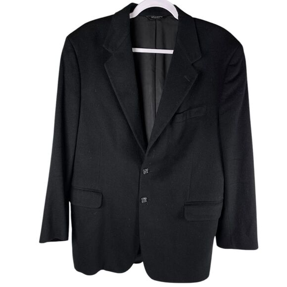 Joseph & Lyman Black 100% Cashmere Single Breasted Sport Coat Blazer Men’s 40R - Picture 1 of 9